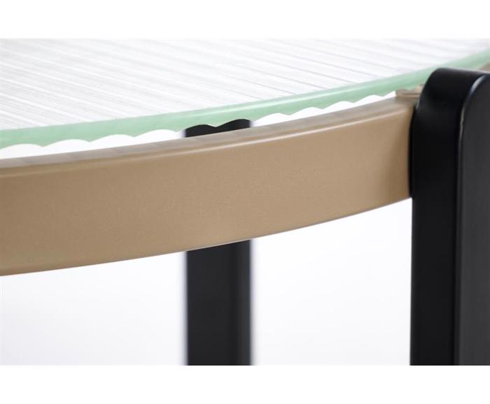 Fotogalerie Konferenční stolek KAMALA S – přírodní / černá