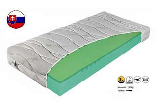 Matrace Polargel superior 90x200 cm, výška 20 cm, nosnost 190 kg