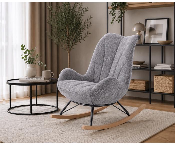 Fotogalerie Houpací křeslo LUIS – popel