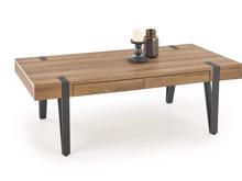 Fotogalerie Konferenční stolek TULUZA – ořech medový / černá