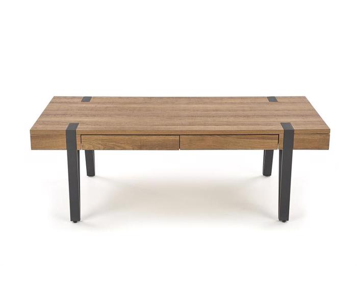 Fotogalerie Konferenční stolek TULUZA – ořech medový / černá