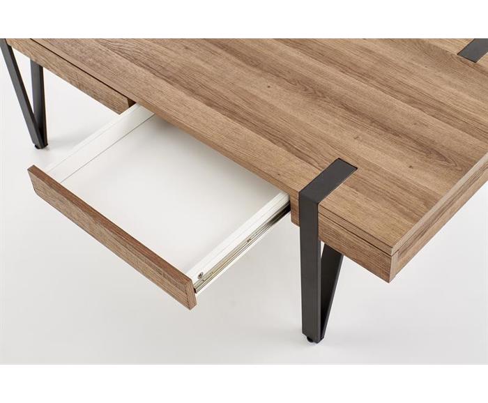 Fotogalerie Konferenční stolek TULUZA – ořech medový / černá