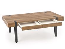 Fotogalerie Konferenční stolek TULUZA – ořech medový / černá