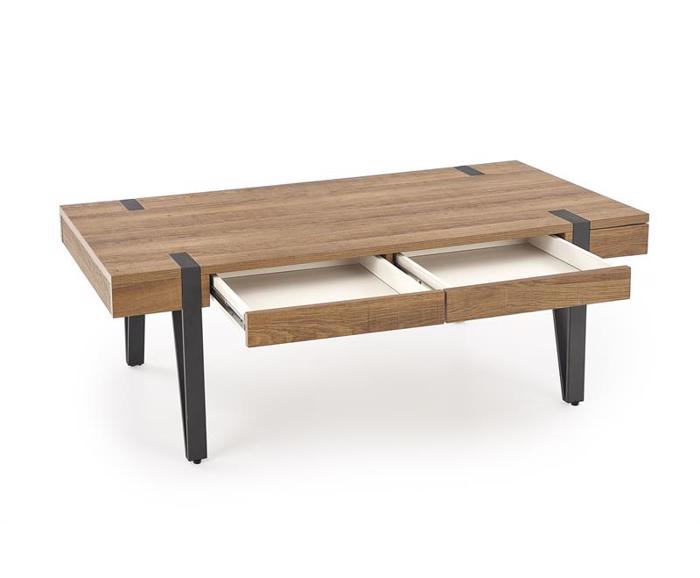 Fotogalerie Konferenční stolek TULUZA – ořech medový / černá