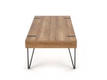 Fotogalerie Konferenční stolek TULUZA – ořech medový / černá