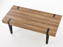 Fotogalerie Konferenční stolek TULUZA – ořech medový / černá