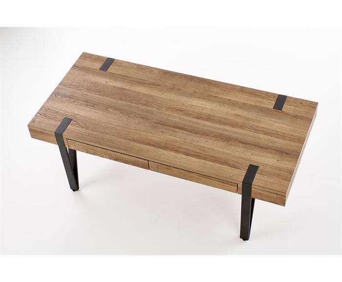Fotogalerie Konferenční stolek TULUZA – ořech medový / černá