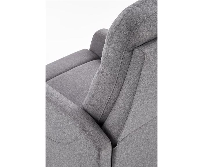 Fotogalerie Relaxační křeslo FELIPE – tmavý popel