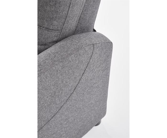 Fotogalerie Relaxační křeslo FELIPE – tmavý popel