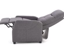 Fotogalerie Relaxační křeslo FELIPE – tmavý popel