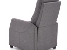 Fotogalerie Relaxační křeslo FELIPE – tmavý popel