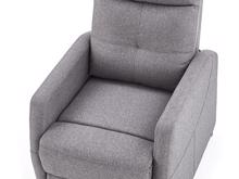 Fotogalerie Relaxační křeslo FELIPE – tmavý popel