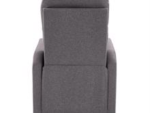 Fotogalerie Relaxační křeslo FELIPE – tmavý popel