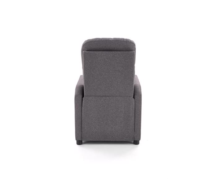 Fotogalerie Relaxační křeslo FELIPE – tmavý popel