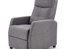 Fotogalerie Relaxační křeslo FELIPE – tmavý popel