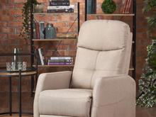 Fotogalerie Relaxační křeslo FELIPE – béžová