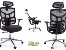 Fotogalerie Ergonomická kancelářská židle EQ-1, černá (nosnost 150 kg)
