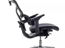 Fotogalerie Ergonomická kancelářská židle EQ-1, černá (nosnost 150 kg)