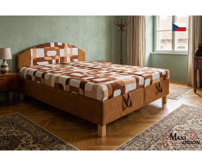 Fotogalerie Polohovací manželská postel VILMA 160x200 cm s úložným prostorem