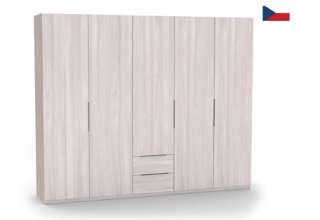 Šatní skříň VARIO XXL (250x205 cm) jasan šedý