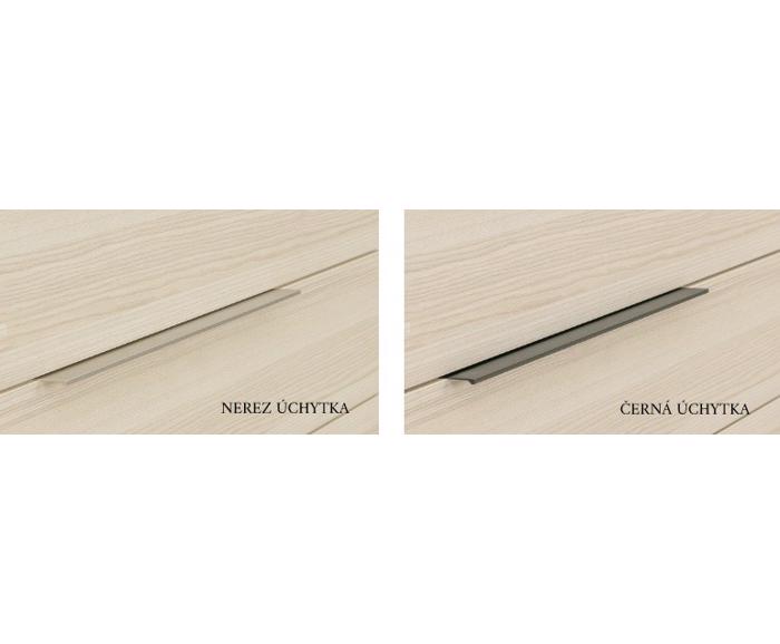 Fotogalerie Moderní noční stolek VARIO 2 s nikou 56 cm 