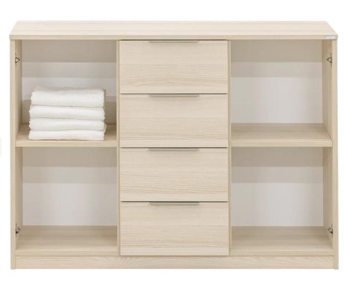 Fotogalerie Kombinovaná komoda Vario 3 (120 cm) s plnovýsuvem