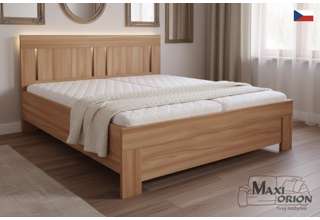 Česká manželská postel VARIO 160x200 cm s úložným prostorem a rošty