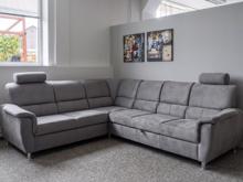 Fotogalerie Rohová sedací souprava Demo Medium HR 40 s funkcí relax, šedá, pravá