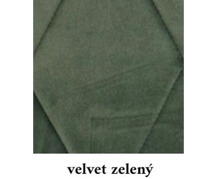 Velvet zelený detail