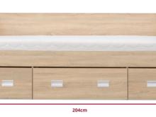 Fotogalerie Zvýšená rohová postel Nemo 90x200 cm se 2 čely univerzální