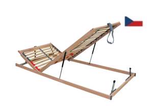 Lamelový rošt polohovací s pístovým výklopem P-Primaflex HN P 90x200 cm
