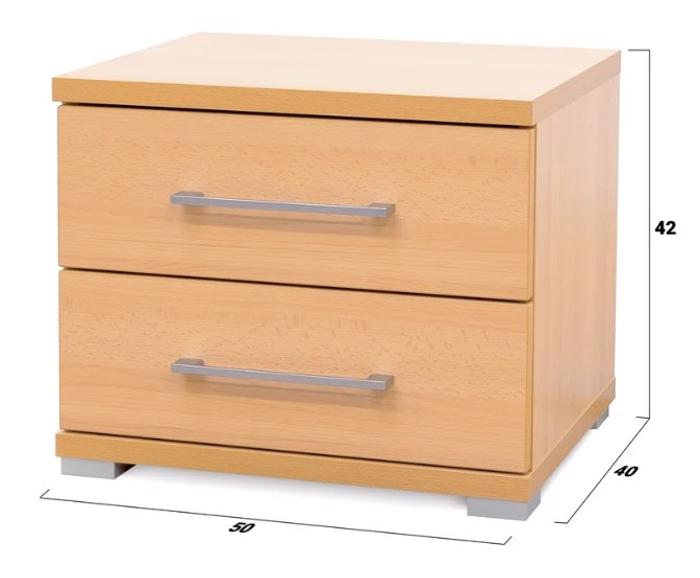 Fotogalerie Moderní noční stolek BENO 50 cm - výběr dekorů