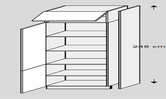  Výška bočnice 248